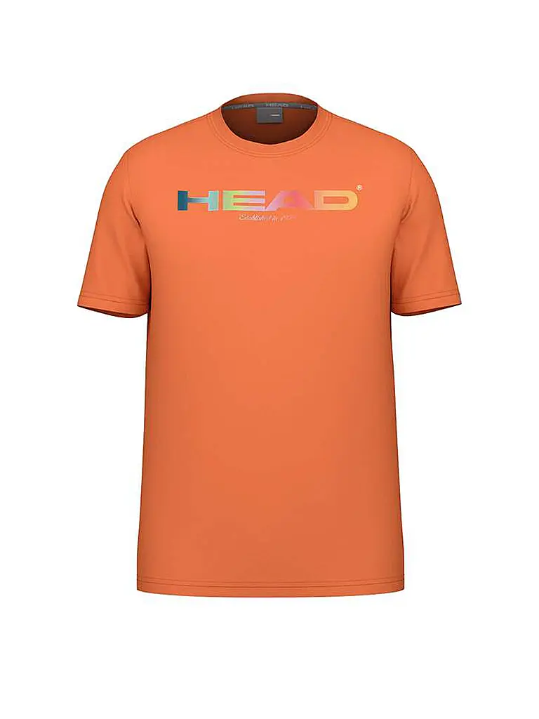 HEAD | Herren Tennisshirt Rainbow | orange