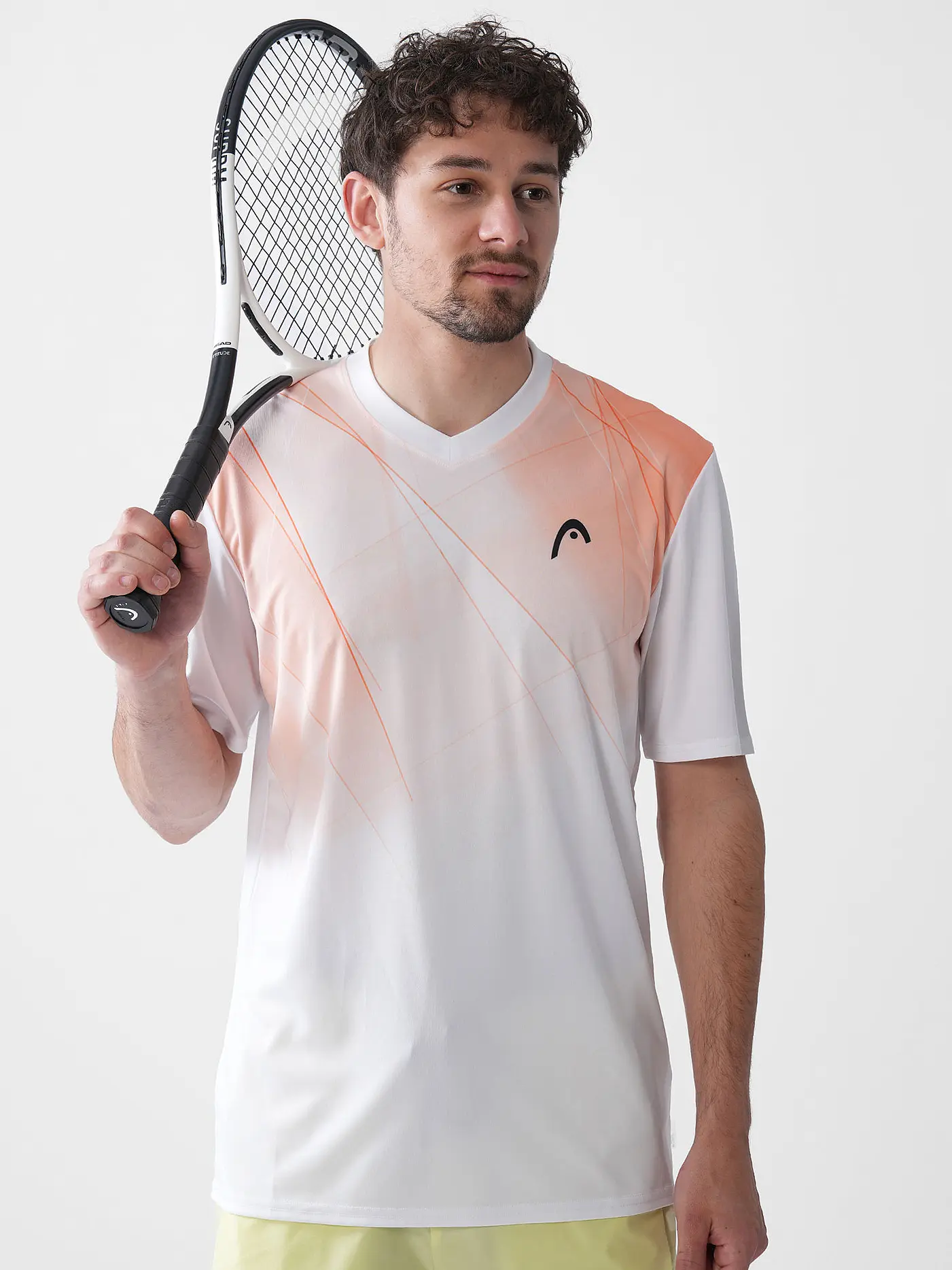 HEAD | Herren Tennisshirt Topspin | weiss