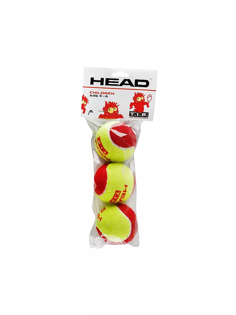 HEAD | Kinder Tennisbälle T.I.P Red | rot