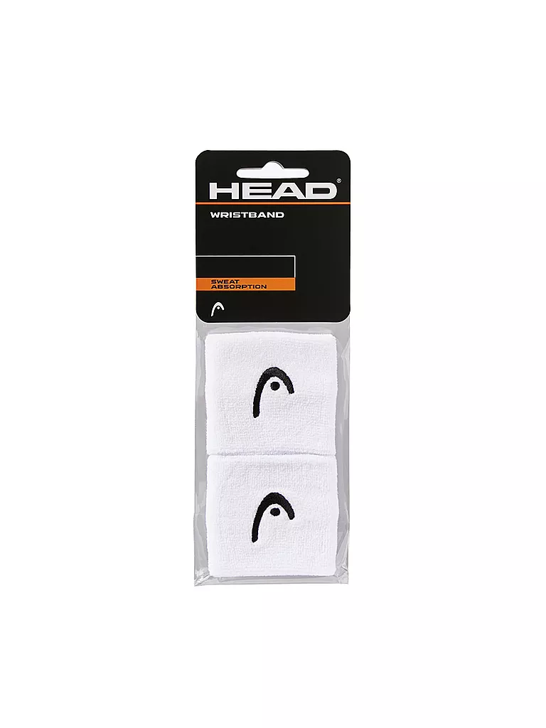 HEAD | Tennis Schweißbänder 2.5" | weiss