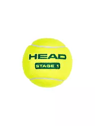 HEAD | Tennisbälle Stage 1 | gelb