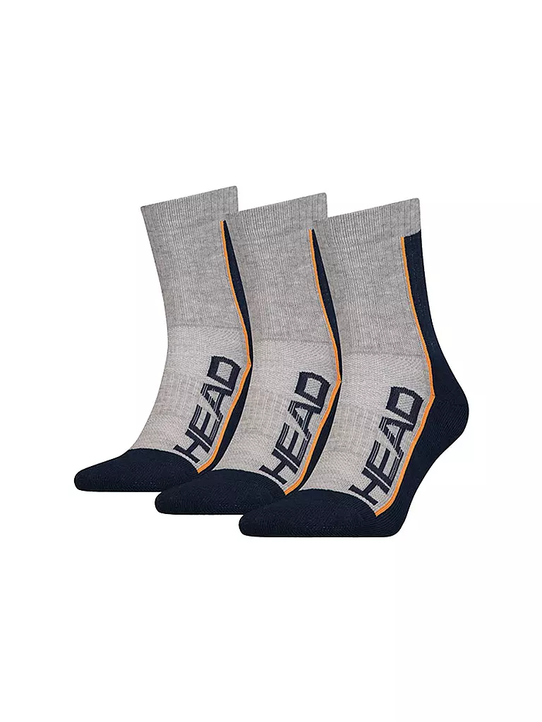 HEAD | Tennissocken Performance Short Crew 3er Pack | grau