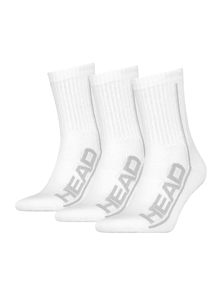 HEAD | Tennissocken Performance Short Crew 3er Pack | weiss