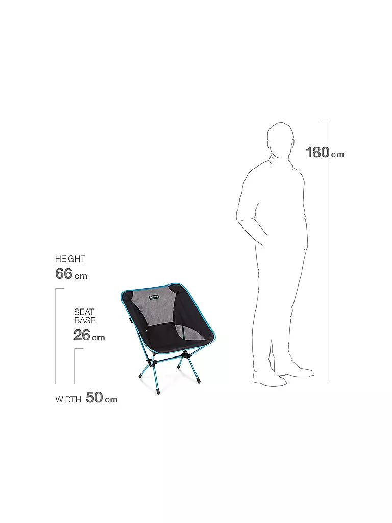 HELINOX | Campingstuhl Chair One | schwarz