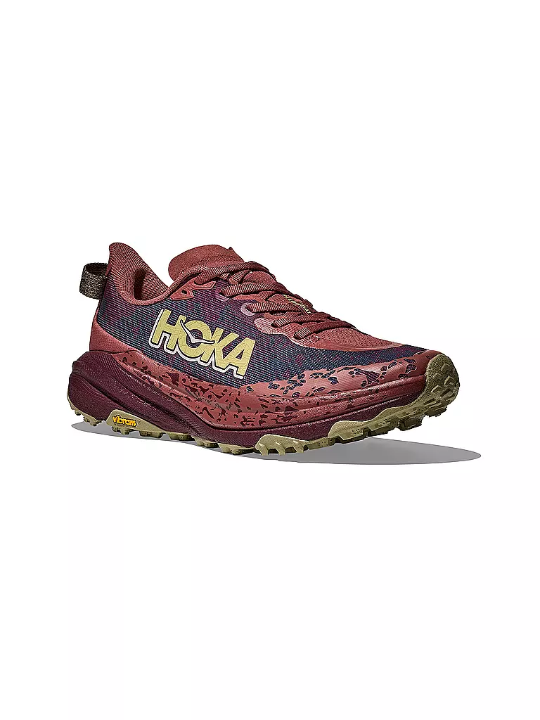 HOKA | Damen Traillaufschuhe Speedgoat 6 | dunkelrot