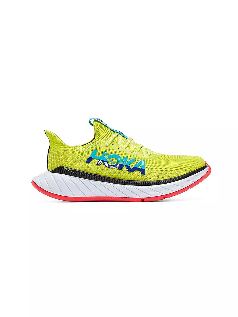 HOKA | Damen Wettkampf Laufschuhe Carbon X 3 | gelb