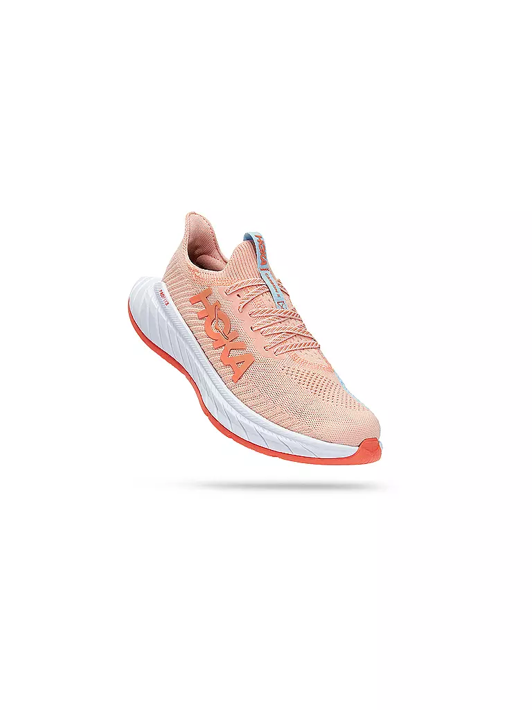 HOKA | Damen Wettkampf Laufschuhe Carbon X 3 | orange