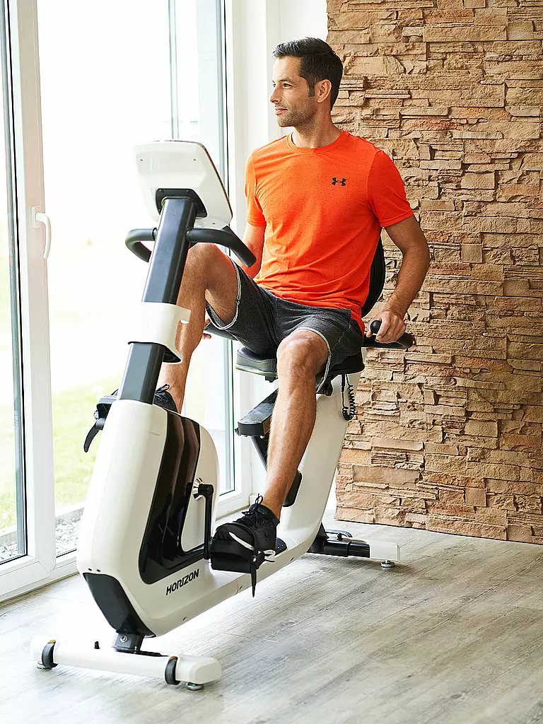 HORIZON | Halbliege-Ergometer Comfort R8.0 | weiss