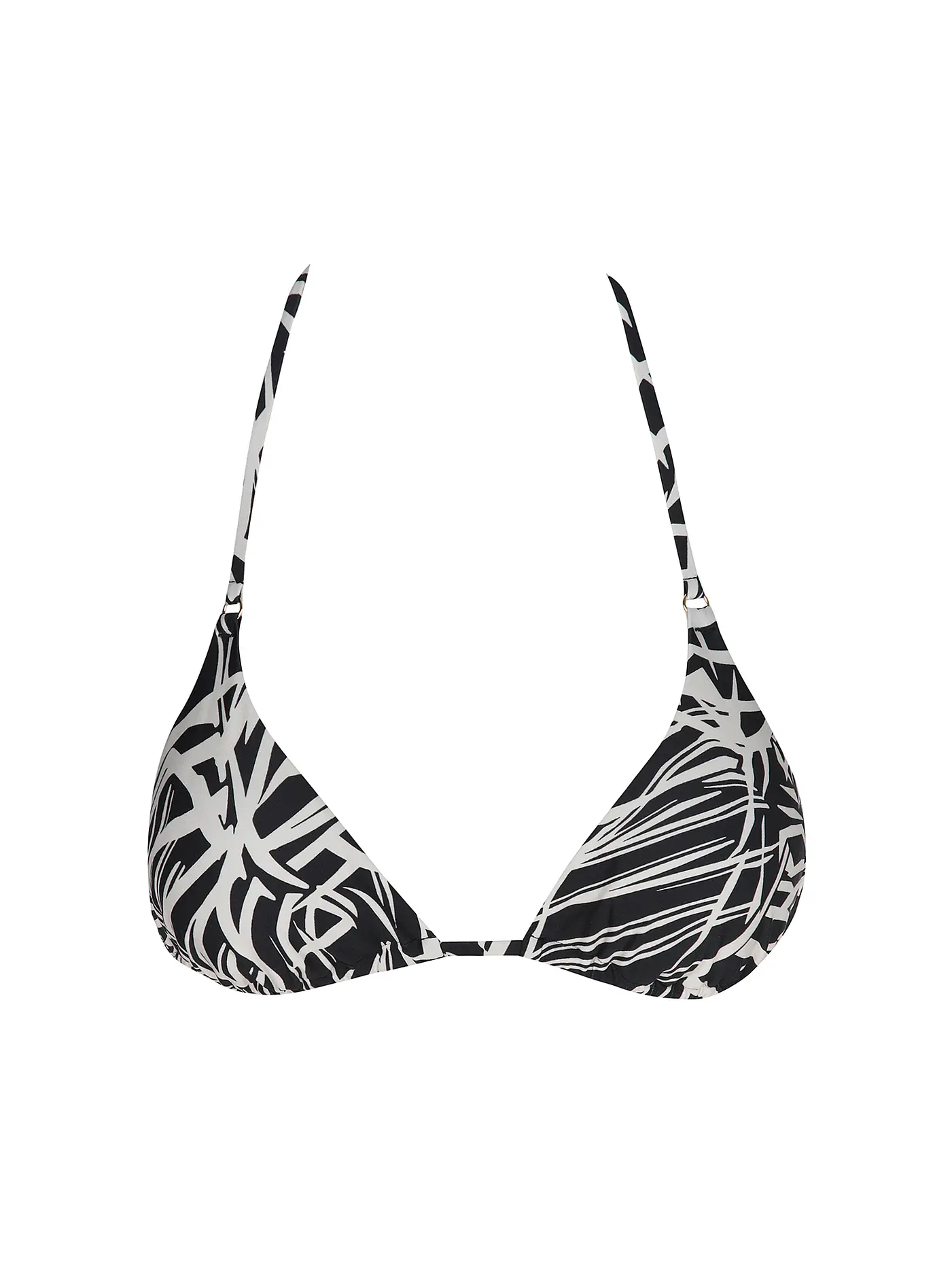 HOT STUFF |  Damen Bikinioberteil Triangel Solid  | schwarz