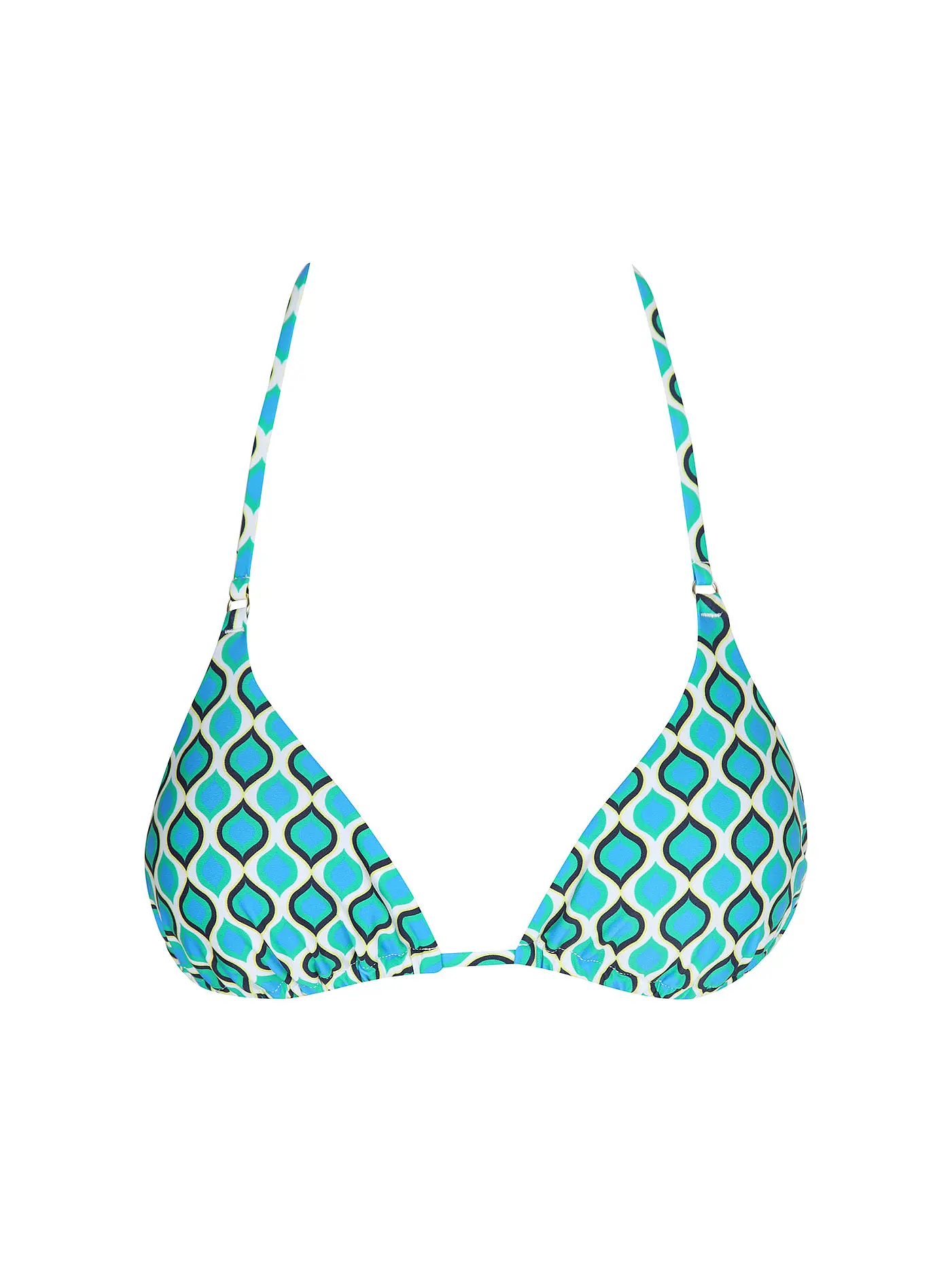 HOT STUFF |  Damen Bikinioberteil Triangel Solid  | grün