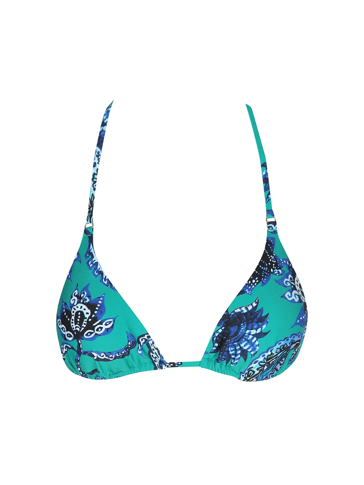 HOT STUFF |  Damen Bikinioberteil Triangel Solid  | dunkelgrün