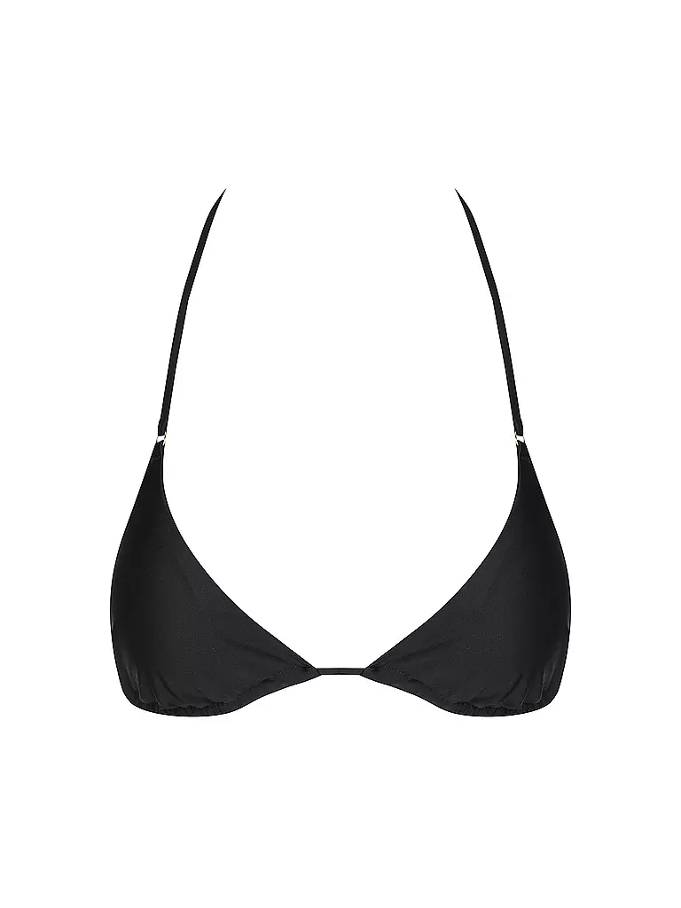 HOT STUFF |  Damen Bikinioberteil Triangel Solid  | schwarz