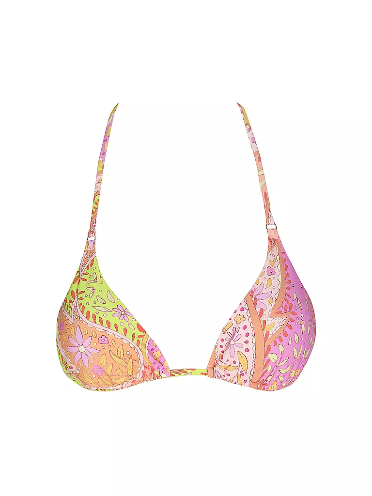 HOT STUFF |  Damen Bikinioberteil Triangel Solid  | gelb