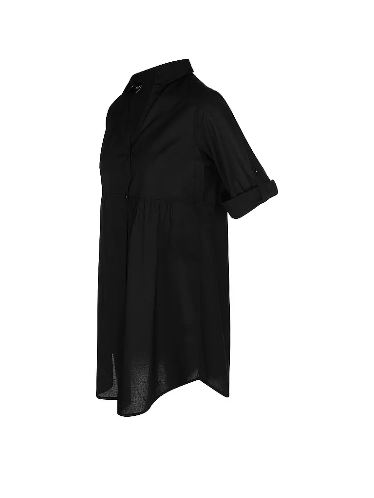 HOT STUFF |  Damen Blusenkleid Marseille  | schwarz