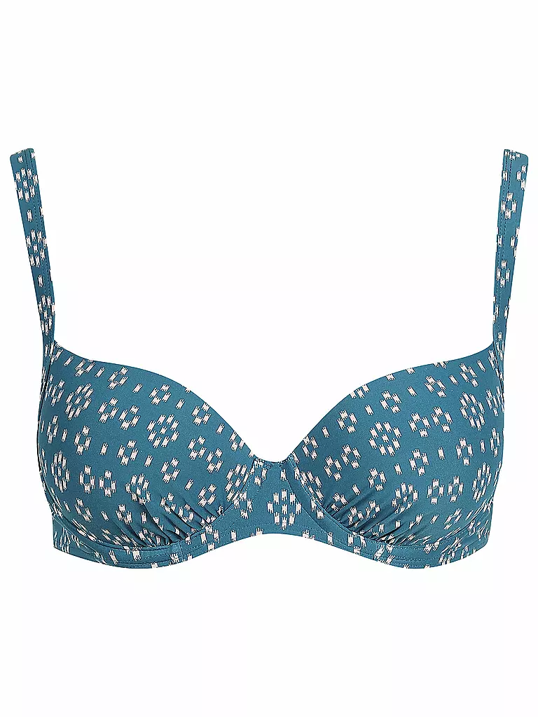 HOT STUFF | Damen Bügel-Bikinioberteil Ethno | blau