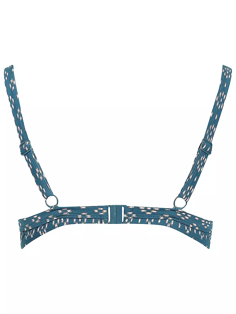 HOT STUFF | Damen Bügel-Bikinioberteil Ethno | blau