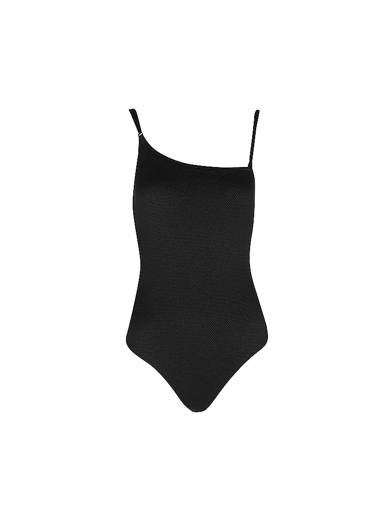 HOT STUFF | Damen Badeanzug One Shoulder | schwarz