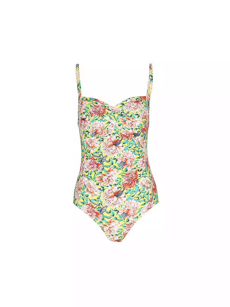 HOT STUFF | Damen Badeanzug Twisted Flower Power | bunt