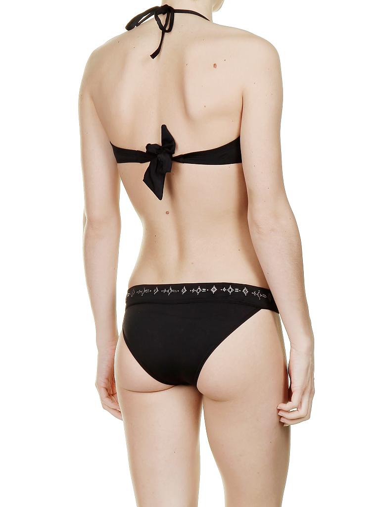 HOT STUFF | Damen Bandeau Bikini Pearls | schwarz