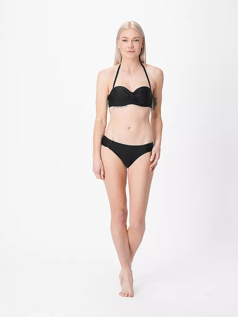 HOT STUFF | Damen Bikinihose Hipster | schwarz