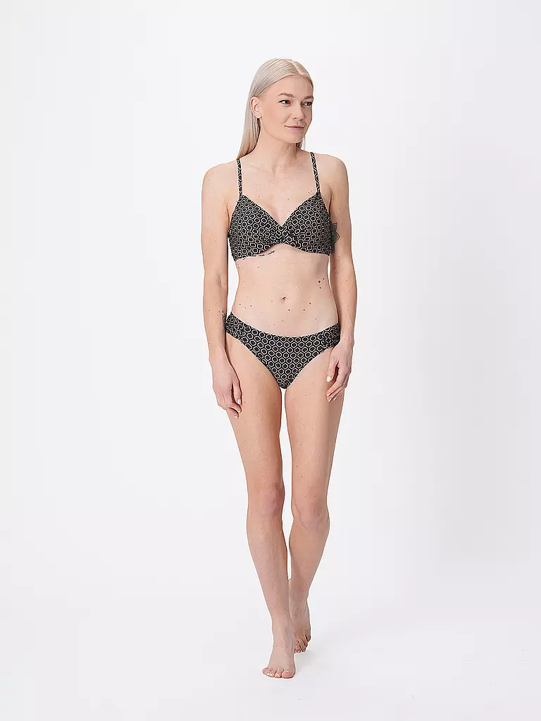 HOT STUFF | Damen Bikinihose Hipster | schwarz