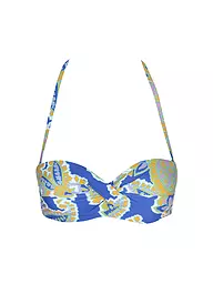 HOT STUFF | Damen Bikinioberteil Bandeau | blau