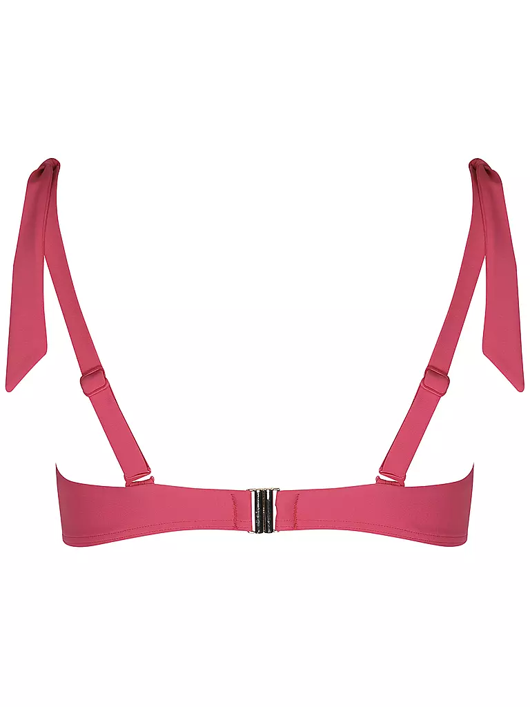 HOT STUFF | Damen Bikinioberteil mit Maschen Solids | pink