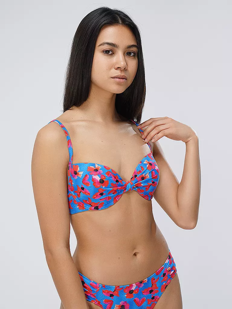 HOT STUFF | Damen Bikinioberteil Push up  | blau