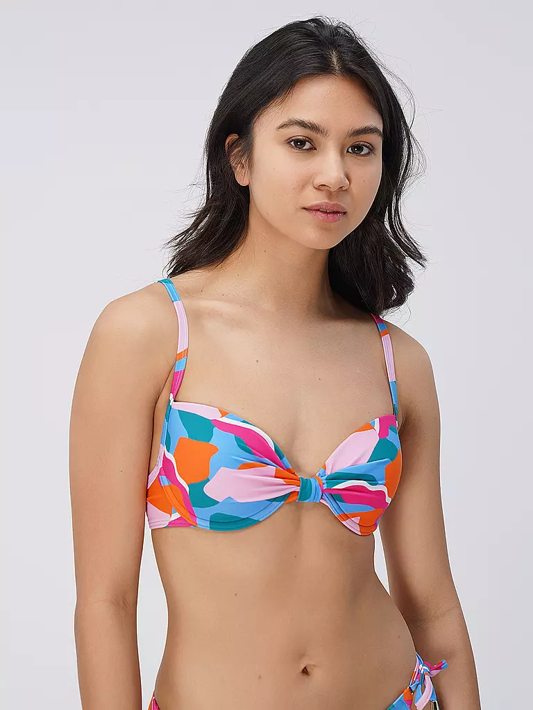 HOT STUFF | Damen Bikinioberteil Push up  | bunt