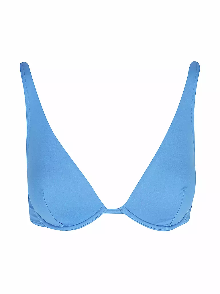 HOT STUFF | Damen Bikinioberteil Underwire Solid | blau