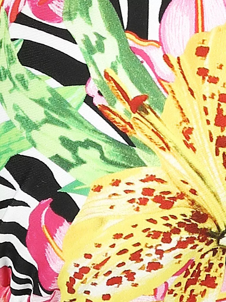 HOT STUFF | Damen Bikinioberteil Zebra Flower | bunt