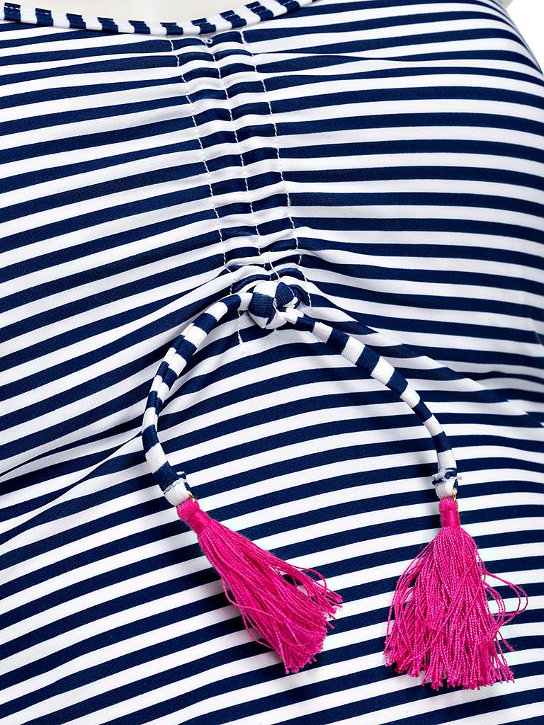 HOT STUFF | Damen Tankini-Top Stripes | blau