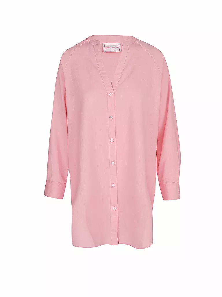 HOT STUFF | Damen Tunika V-Neck | rosa