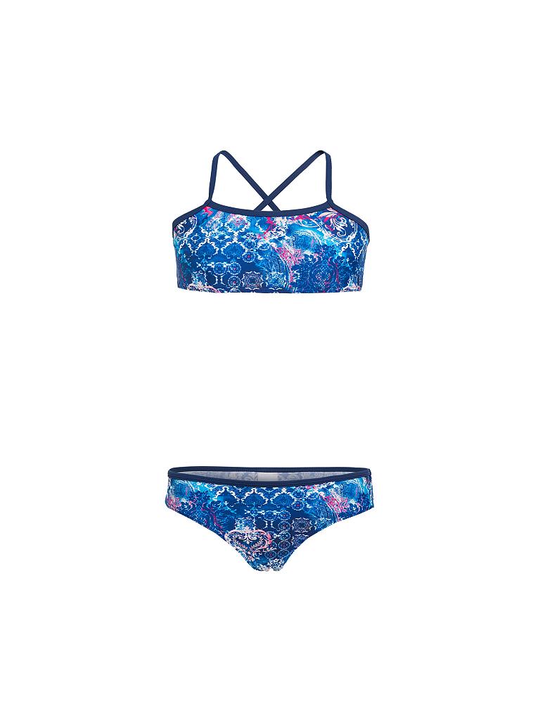 HOT STUFF | Mädchen Bikini Blue Flowers | 