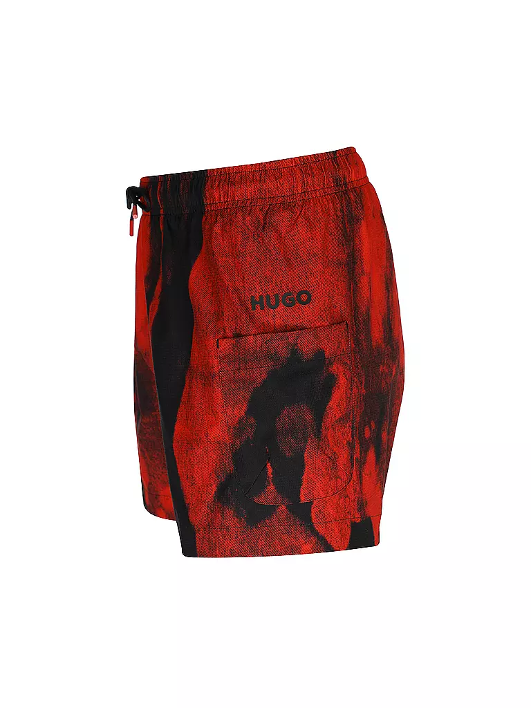 HUGO | Herren Badeshort Myst | rot