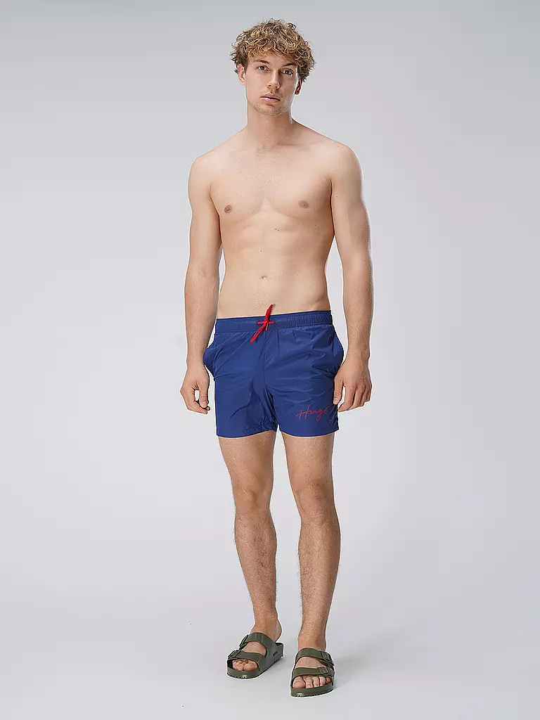 HUGO | Herren Badeshort Paol | dunkelblau