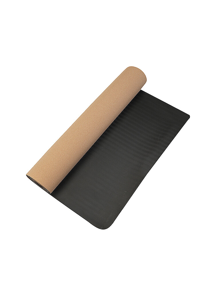 HUMANWERKSTATT Yogamatte Pro XL Kork 200 x 75cm hellbraun