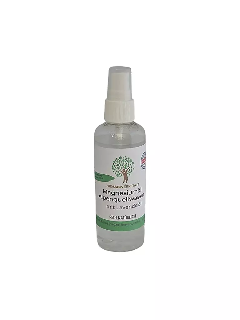HUMANWERKSTATT | Magnesium Öl mit Lavendel | keine Farbe