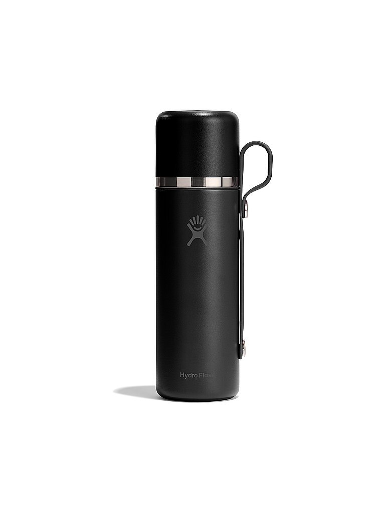 HYDRO FLASK Trinkflasche Hot Flask & Cup isoliert 828ml schwarz