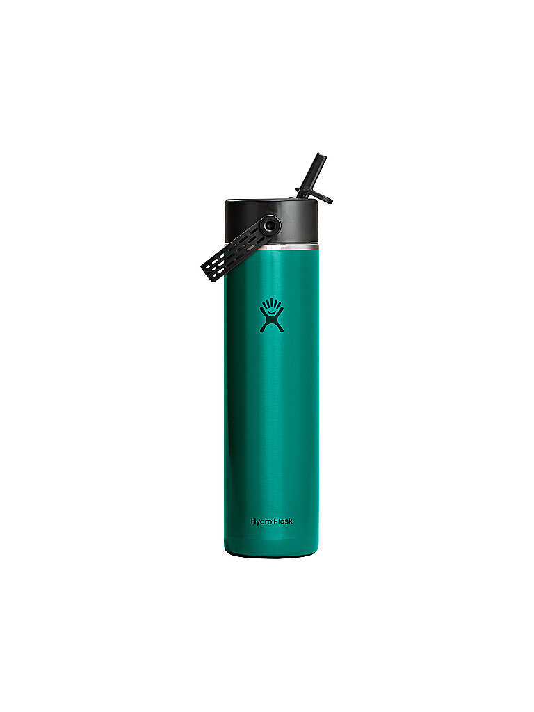 HYDRO FLASK Trinkflasche Flex Straw Cap Lightweight 710ml isoliert dunkelgrün