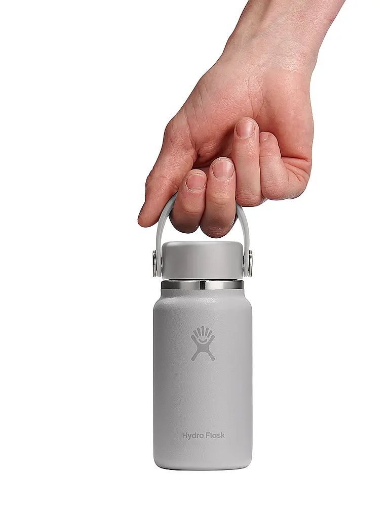 HYDRO FLASK | Trinkflasche Micro Hydro Mini 200ml | Hellgrau