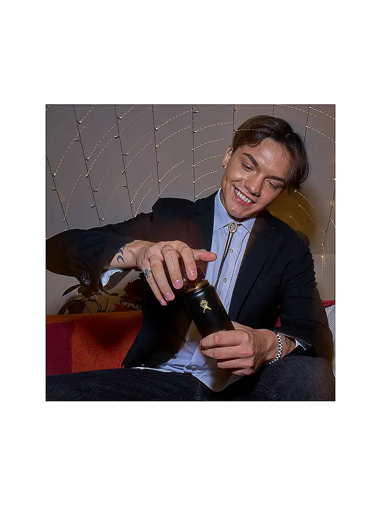 HYDRO FLASK | Trinkflasche Wide Flex Chug Cap Limited Edition 946ml | Schwarz