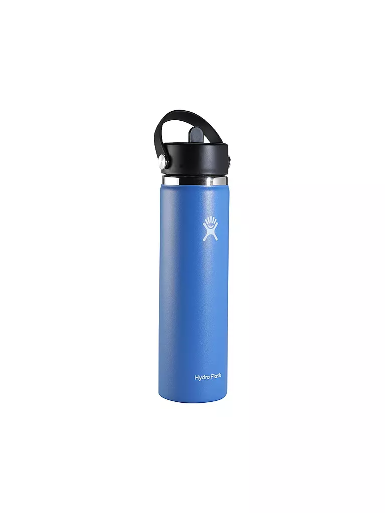 HYDRO FLASK | Trinkflasche Wide Flex Straw Cap 24 oz (710 ml) | blau
