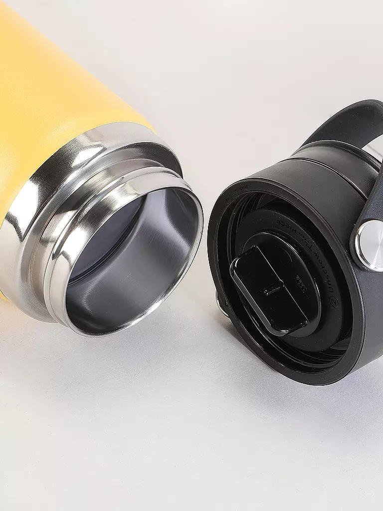 HYDRO FLASK | Trinkflasche Wide Mouth Flex Sim Lid 354ml | gelb
