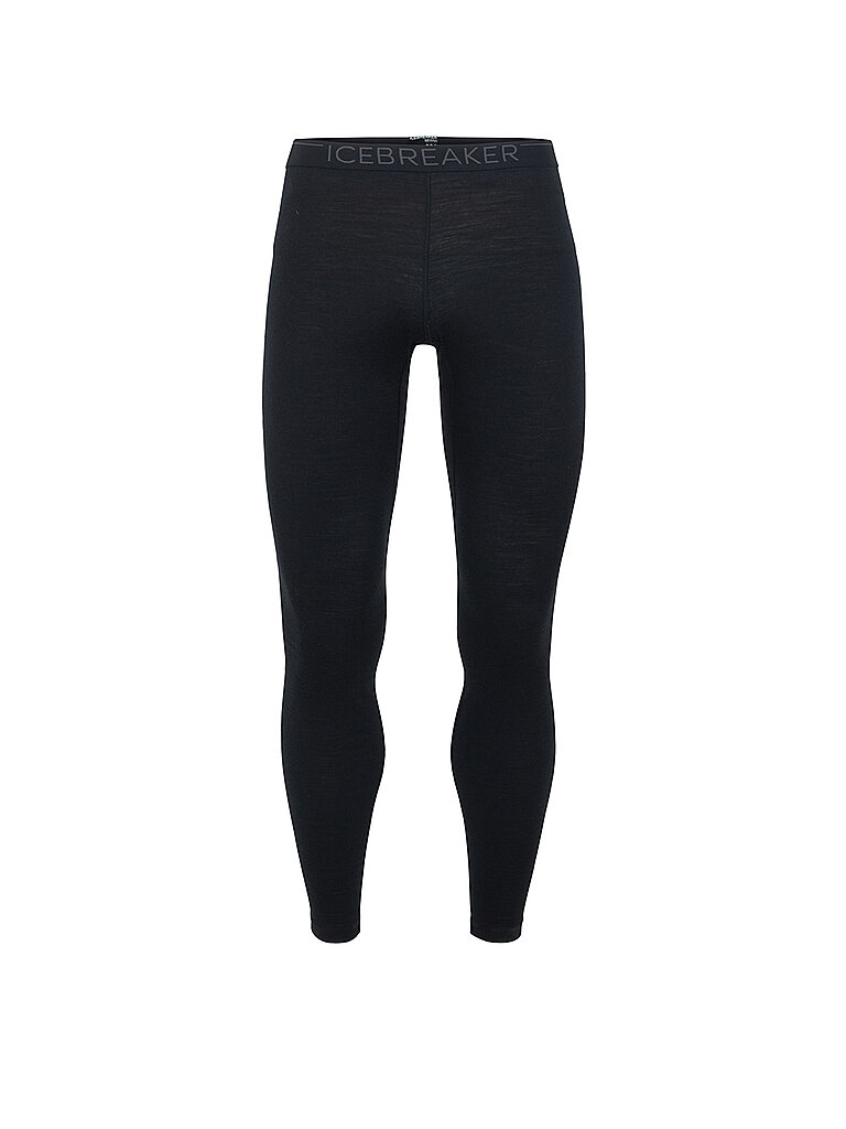 Icebreaker Legging Slim Fit Merino Schwarz