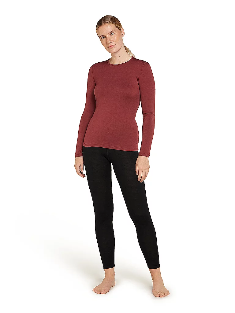 ICEBREAKER Damen Unterziehhose Tech High Rise 260 schwarz | L