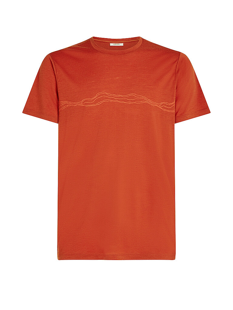 Icebreaker Merino 150 Tech Lite Mountain Pulse Kurzarm-t-shirt