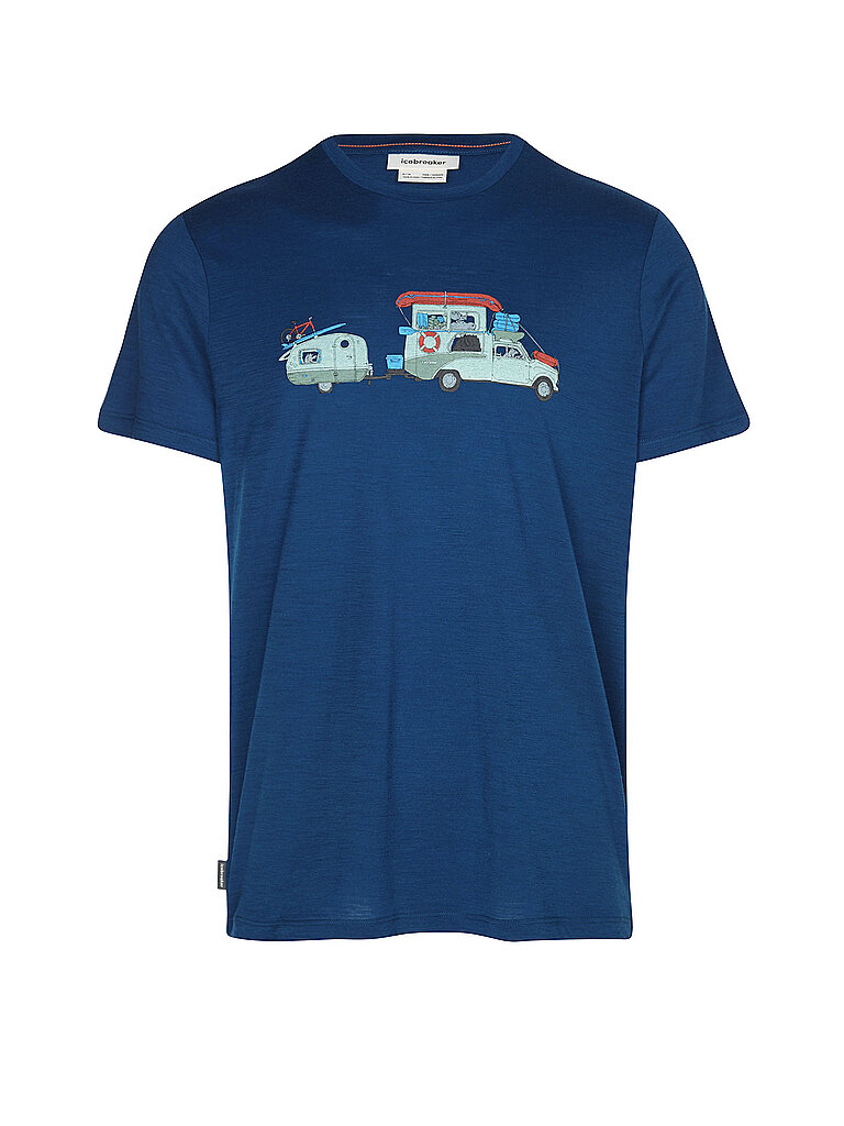 Icebreaker Funktionsshirt Transportage Merino Dunkelblau