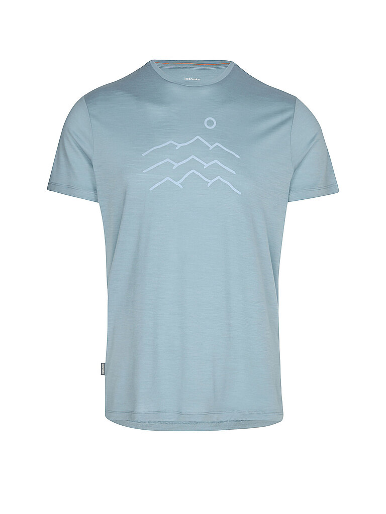 Icebreaker Funktionsshirt Sphere III Cool-Lite Merino Hellblau