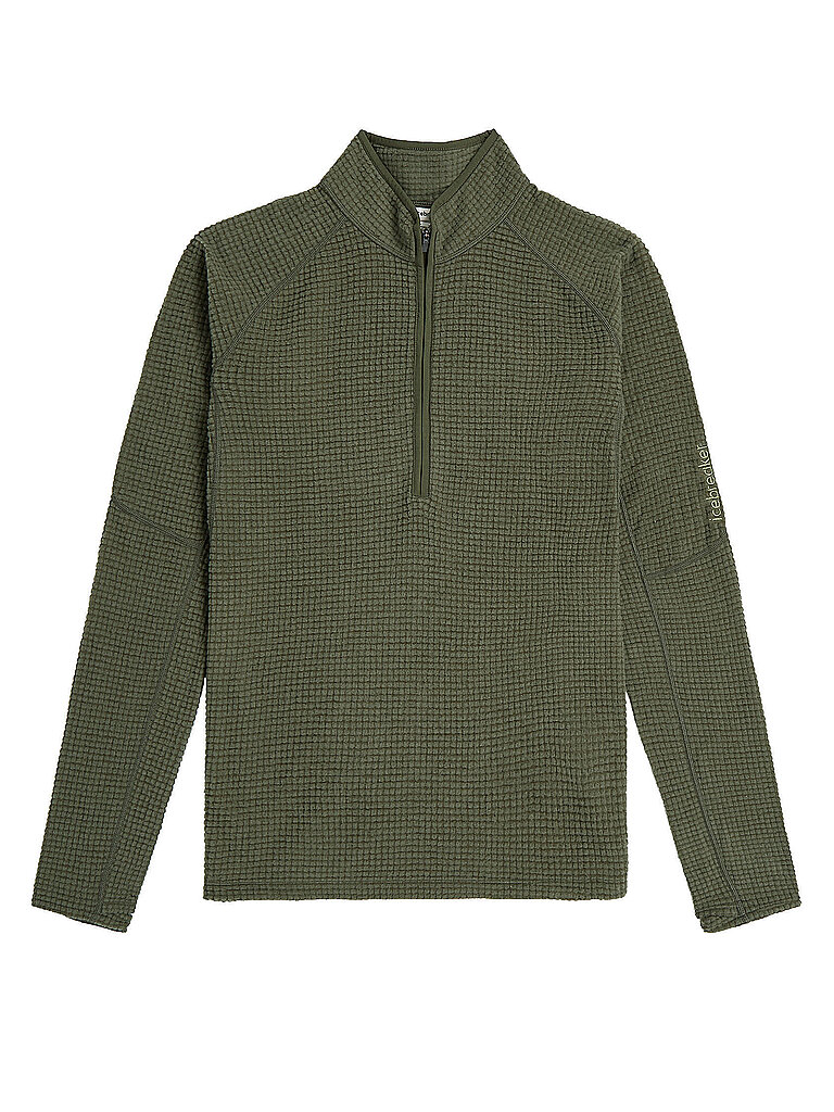 ICEBREAKER Herren Sweater Merino 400 RealFleece 1/2 Zip olive | M